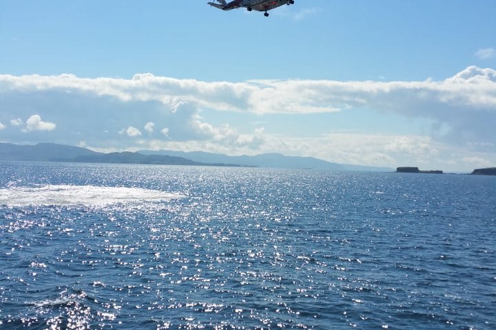 Training with the Coastguard in the Sound of Mull