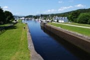 Neptune's Staircase - a staircase lock on the Caledonian Canal, the longest staircase lock in Britain